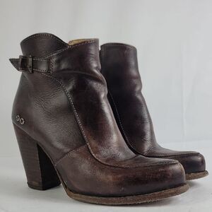Bed Stu Isla Distressed Oiled Leather Women's Ankle Boots.